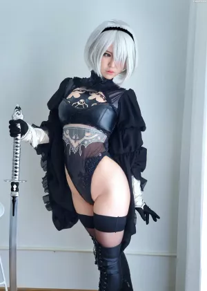 Coser美女BANBANKO半半子No.004 – Nier：2B 主题写真 [50P]