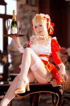 Coser美女BANBANKO半半子No.001 – 尼禄·克劳狄乌斯 主题写真 [43P]