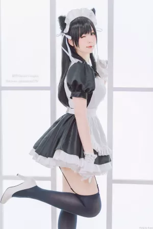 Coser美女_霜月shimo_No.024 – 爱宕女仆 主题写真 [16P]