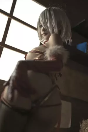 Coser美女蠢沫沫No.144 – 2B 圣诞 主题写真 [70P]