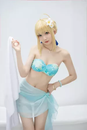 国产Coser美女封疆疆V-No.023 – Saber水着 主题写真 [49P]