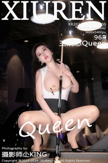 [XiuRen秀人网]No.8505_模特王婉悠Queen台球场景性感白T配黑短裙秀丰满身材诱惑写真96P