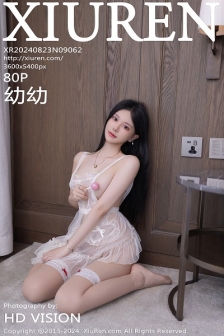 [XiuRen秀人网]No.9062_模特幼幼私房性感白色轻透连衣短裙配白丝袜秀完美身材诱惑写真80P