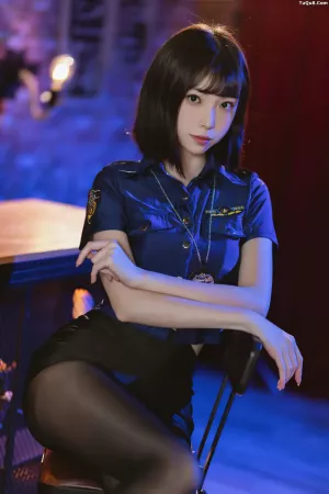 动漫博主_许岚LAN_No.022 – 黑丝女J 主题写真 [60P]