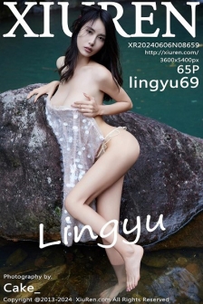 [XiuRen秀人网]No.8659_模特Lingyu69小溪场景性感珍珠白连衣短裙秀丰腴身材诱惑写真65P