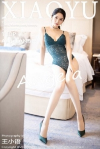 [XiaoYu画语界]Vol.284_女神Angela小热巴澳门旅拍私房黑色内衣配吊带黑丝魅惑写真100P