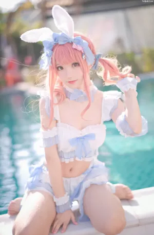 动漫博主_花柒hana_No.004 – 夏日甜芯泳装 主题写真 [37P]