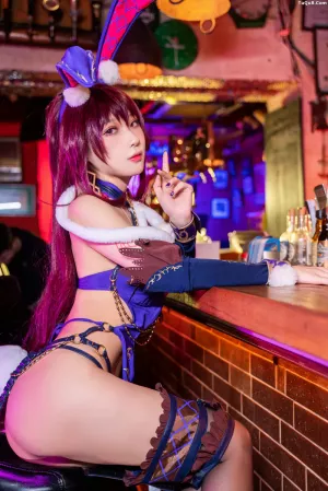 动漫博主_阿包也是兔娘_No.010 – 斯卡哈兔女郎 主题写真 [32P]