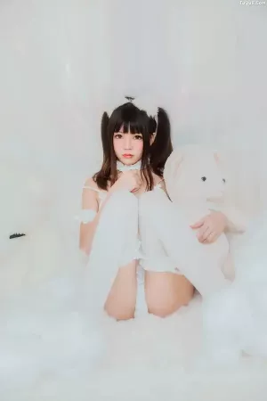 动漫博主桜桃喵No.008 - 白猫 主题写真 [32P]