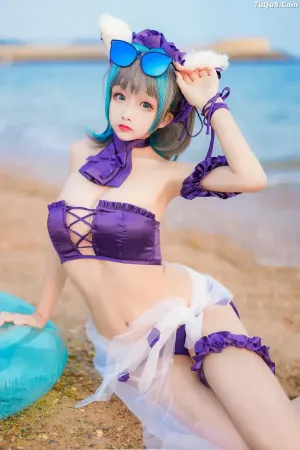 Coser美女日奈娇 No.026 – 柴郡猫泳装 主题写真 [41P]