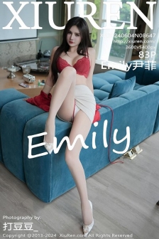 [XiuRen秀人网]No.8647_模特Emily尹菲性感红色蕾丝内衣配超薄白丝秀完美身材诱惑写真83P