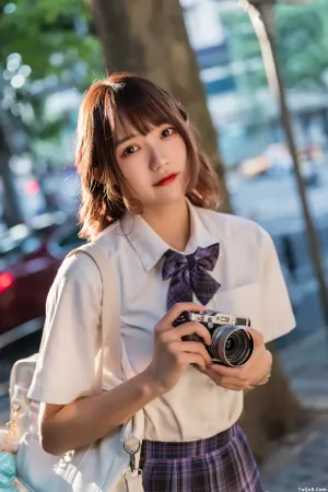 颜值博主_兔子Zzz不吃胡萝卜_No.055 – 文艺少女 主题写真 [23P]