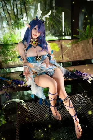 台湾Coser美女雨波_HaneAme-497 2025年10月订阅 原神 菈乌玛 [40P]