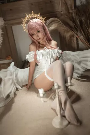 Coser美女蠢沫沫No.165 – 沫沫真爱版 圣天使 主题写真 [40P]