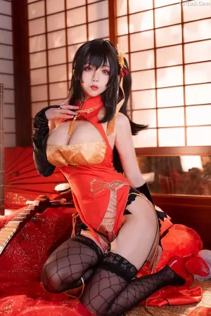 Coser美女rioko凉凉子 NO.033 大凤旗袍 主题写真 [20P]