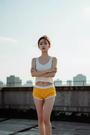 AIG美女_No.022_一柠lemon_俏皮少女黄色翘臀 主题写真 [79P]