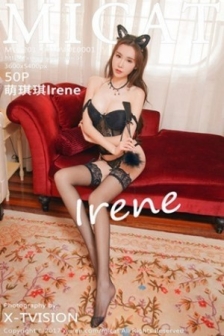 [MICAT猫萌榜]Vol.001_嫩模萌琪琪Irene黑色蕾丝高叉连体内衣配黑丝网袜诱惑写真50P