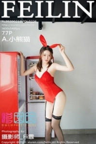 [FeiLin嗲囡囡]VOL.226_嫩模A.小熊猫私房红色兔女郎配吊带黑丝秀完美身材诱惑写真77P