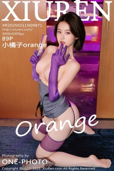 [XiuRen秀人网]No.9871_模特小橘子orange性感灰色轻透包臀裙配肉丝袜秀曼妙身姿诱惑写真89P