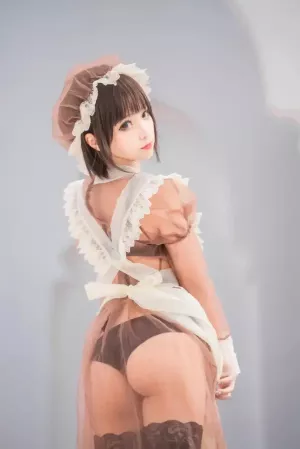 Coser美女蠢沫沫No.172 – 沫沫真爱版 纱-室外女仆 主题写真 [40P]