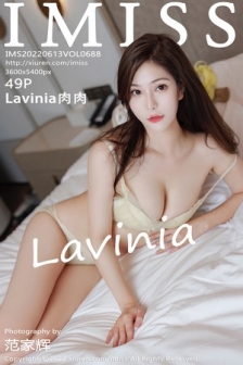 [IMISS爱蜜社]Vol.688_气质女神Lavinia性感黄色轻透内衣配超薄肉丝秀凹凸身材诱惑写真49P