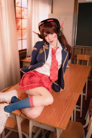 马来西亚甜妹Sally Dorasnow-No.044 – D.Va 主题写真 [20P]