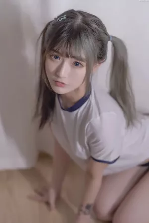 二次元博主爱老师_PhD-No.048 - 体操服 主题写真 [18P]