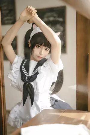 Coser美女蠢沫沫No.220 – 猫猫女仆 主题写真  [23P]