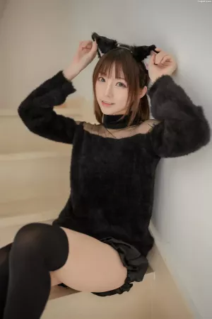 动漫博主Kitaro绮太郎No.018 – 黑喵 主题写真 [45P]