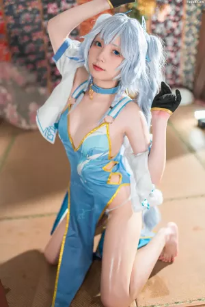 Coser小姐姐_花铃_No.006 – PA15 翠雀媚 主题写真 [69P]