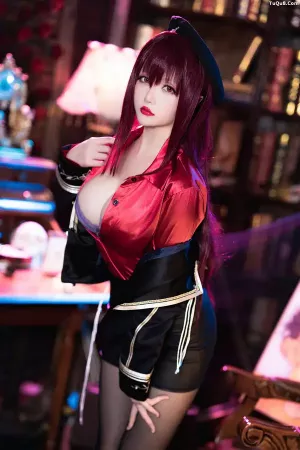 Coser美女星之迟迟No.126 - 斯卡哈 真红教枪 主题写真 [70P]
