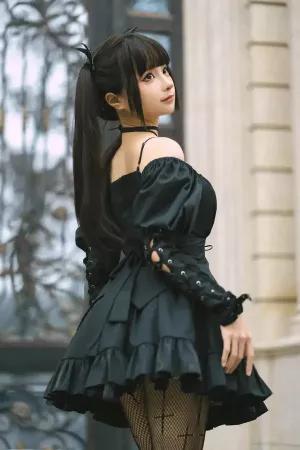 Coser美女蠢沫沫No.199 – 双马尾小恶魔 主题写真 [16P]