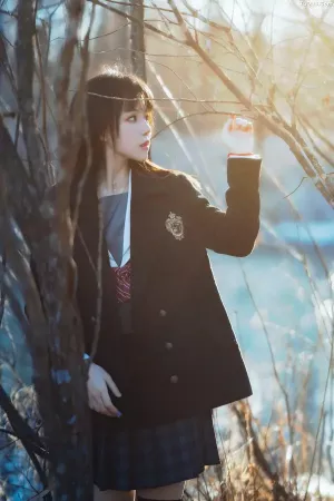 动漫博主桜桃喵No.215 - 《融雪》 主题写真 [14P]
