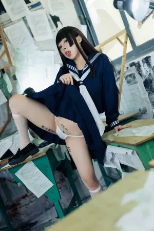 Coser美女胡桃猫Kurumineko-No.025 – 反差学妹 主题写真 [132P]