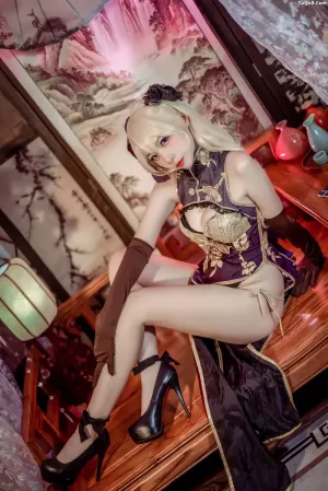Coser美女_二佐nisa_No.017 – 金莲 主题写真 [20P]